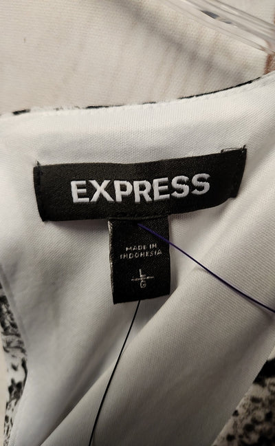 NWT Express Women's Size L Gray Dress