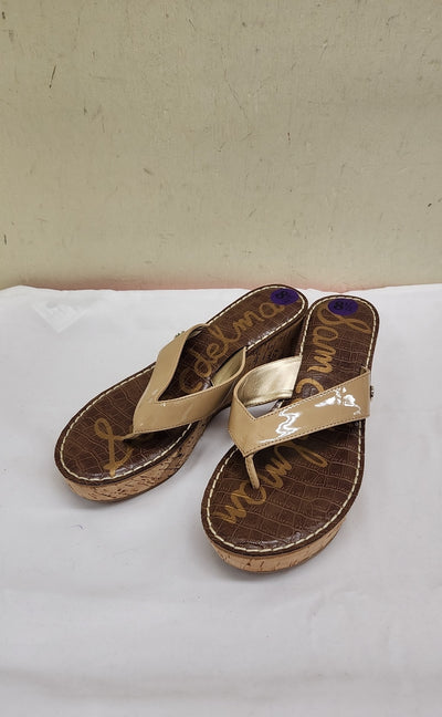 Sam Edelman Women's Size 8-1/2 Brown Sandals Shoes