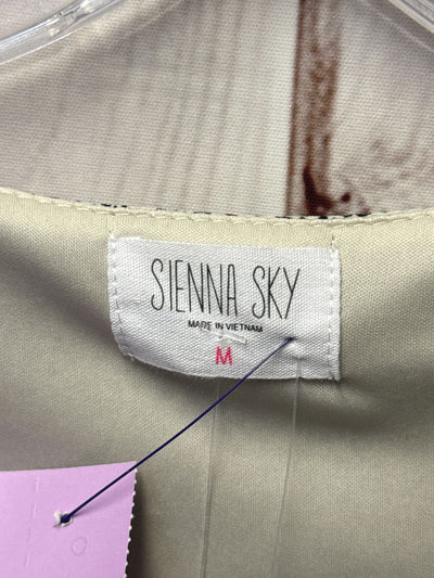 NWT Sienna Sky Women's Size M White & Black Dress