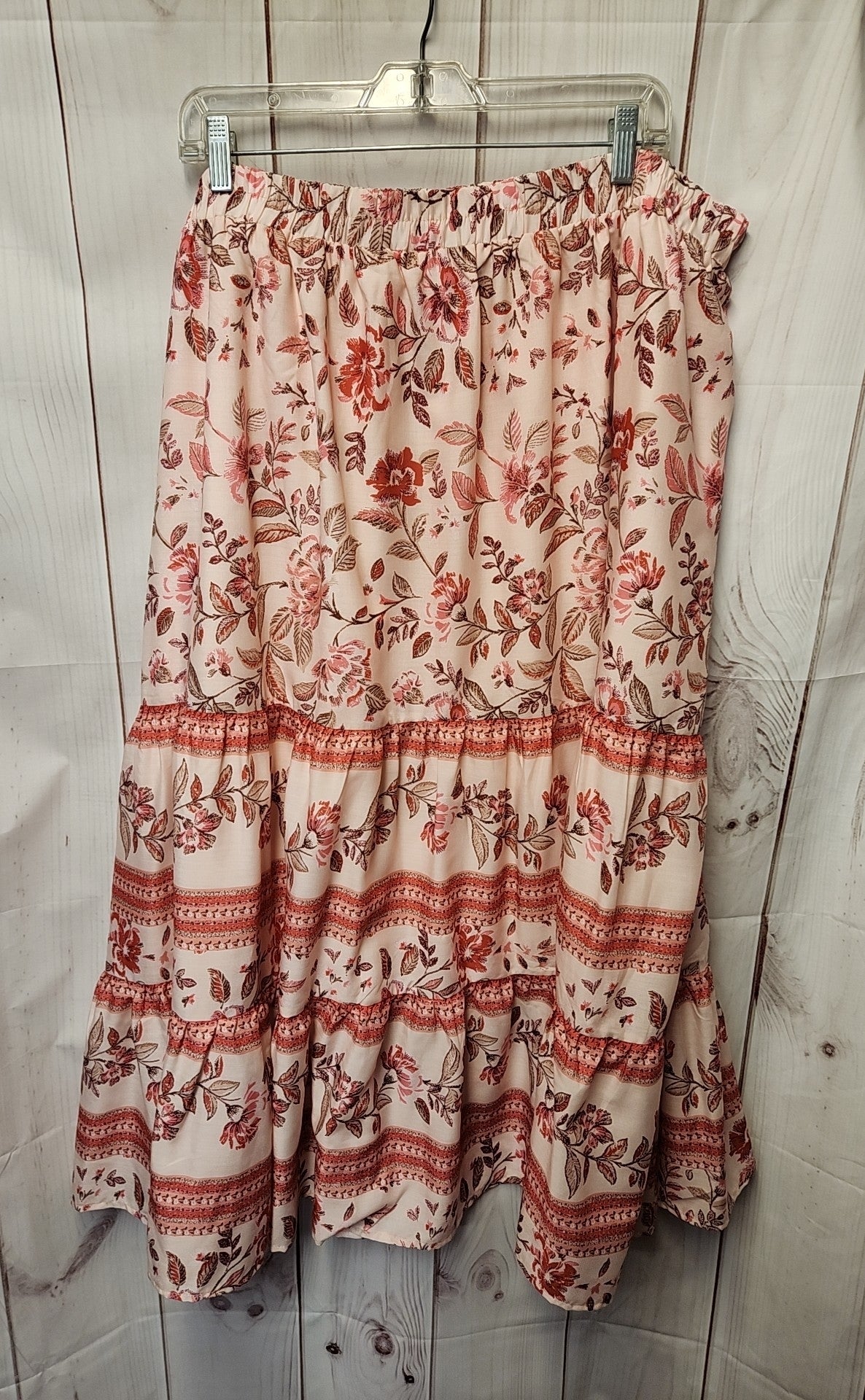 NWT Baltic Born Women's Size 3X Pink Floral Skirt