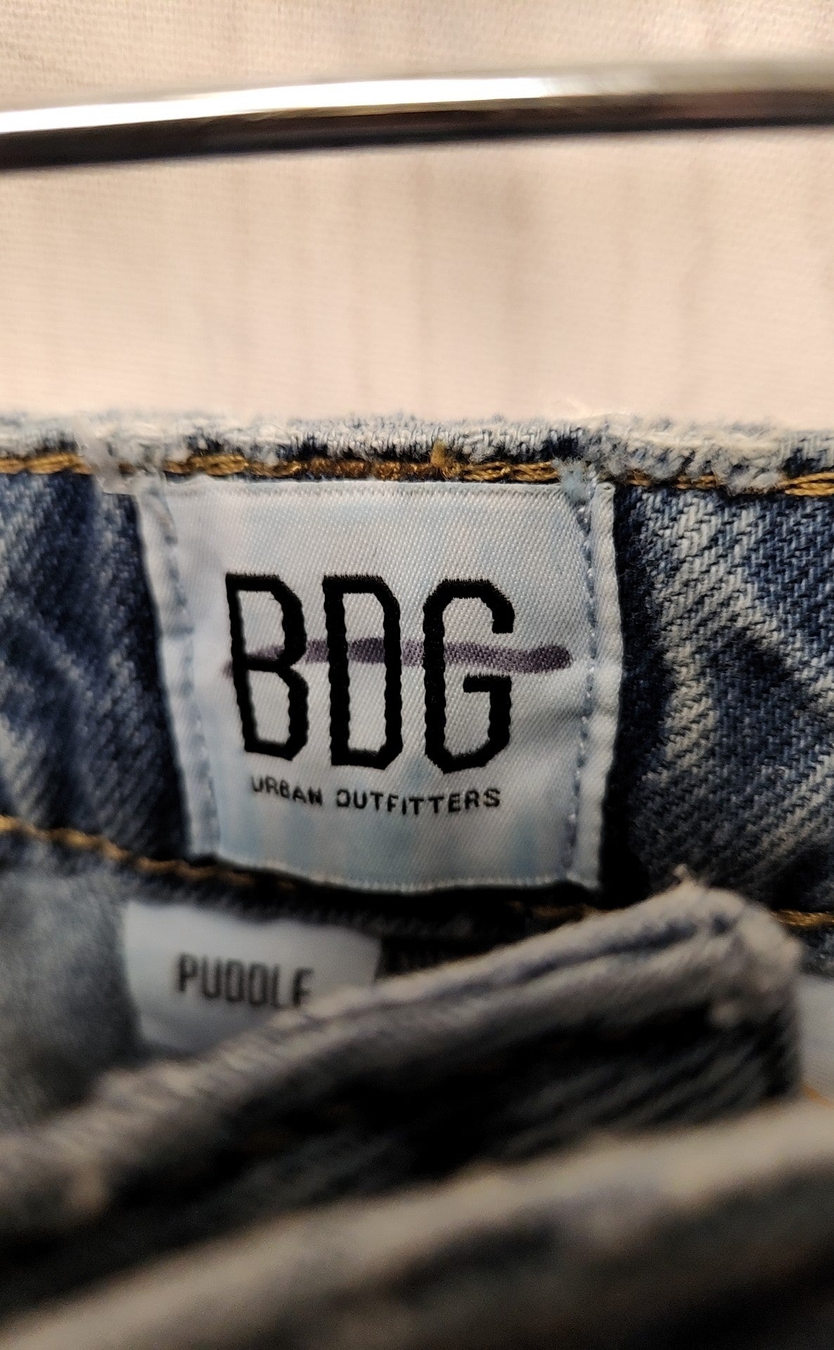 Bdg Women's Size 26 (1-2) Blue Jeans Puddle