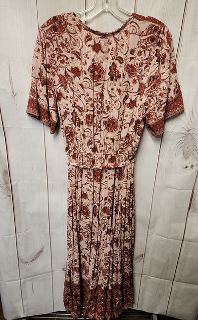 Knox Rose Women's Size M Pink Floral Dress