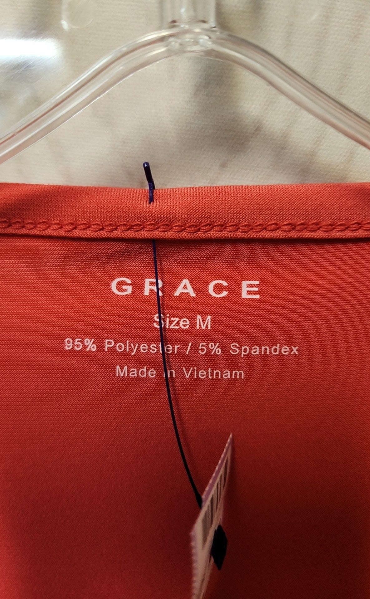 Grace Women's Size M Pink Short Sleeve Top