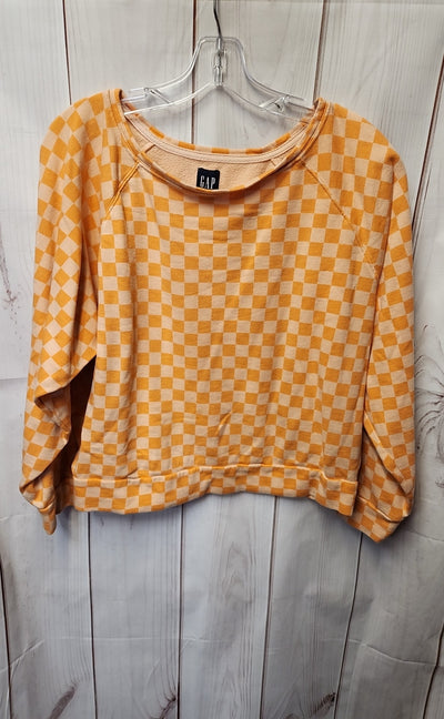 Gap Women's Size M Orange Sweatshirt