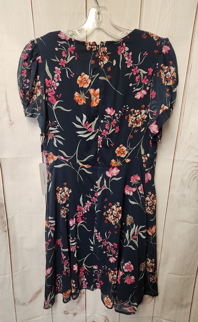 NWT Calvin Klein Women's Size 8 Navy Floral Dress