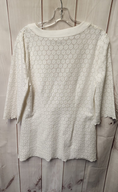 Athleta Women's Size L White Cover-Up
