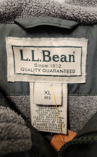 LL Bean Men's Size XL Green Jacket