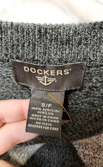 NWT Dockers Men's Size S Gray Sweater