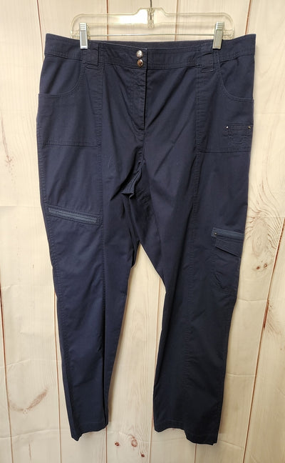 Chico's Women's Size 3 = US 16 Navy Pants
