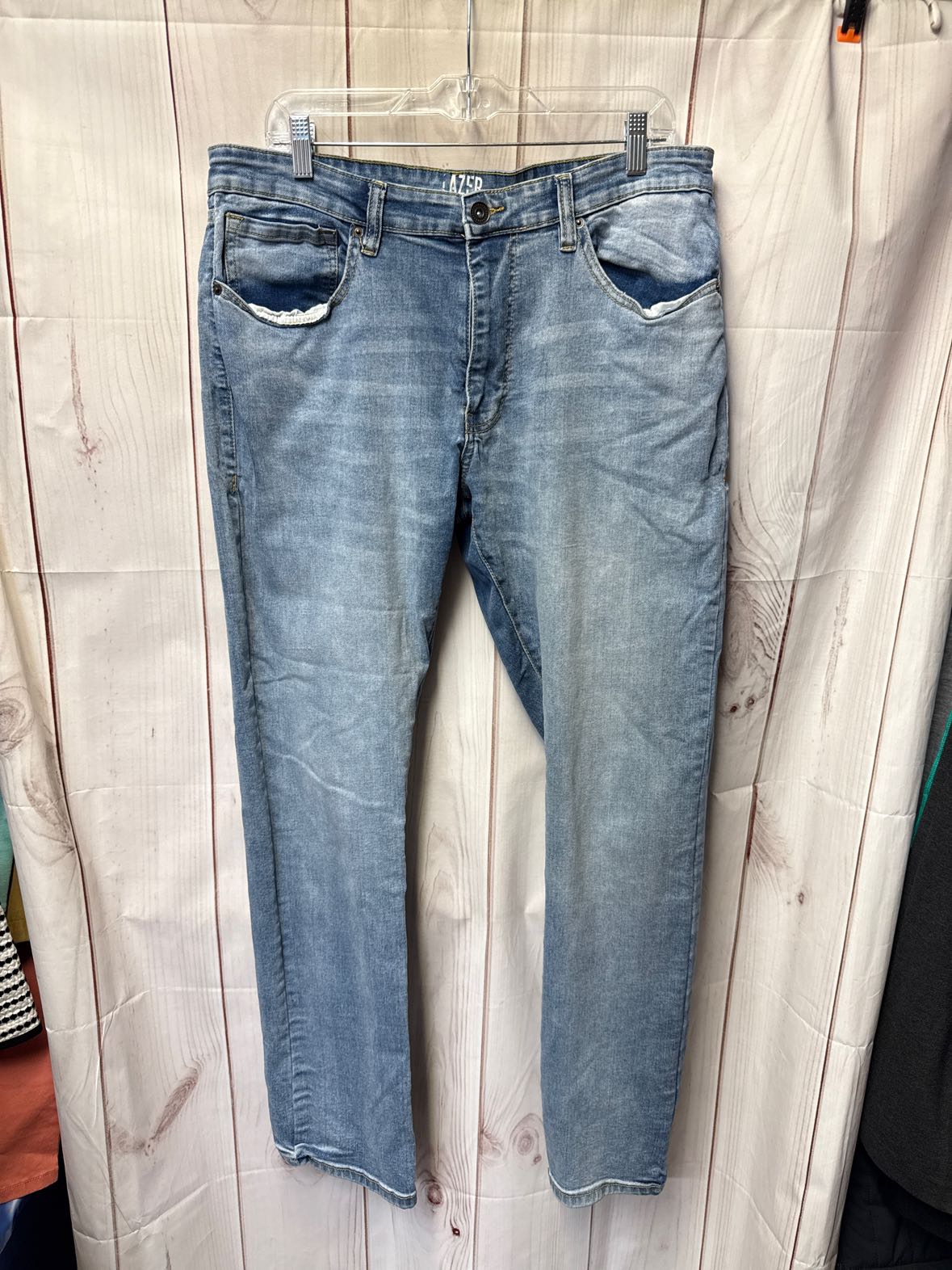 Lazer Men's Size 36x32 Blue Jeans Slim Fit