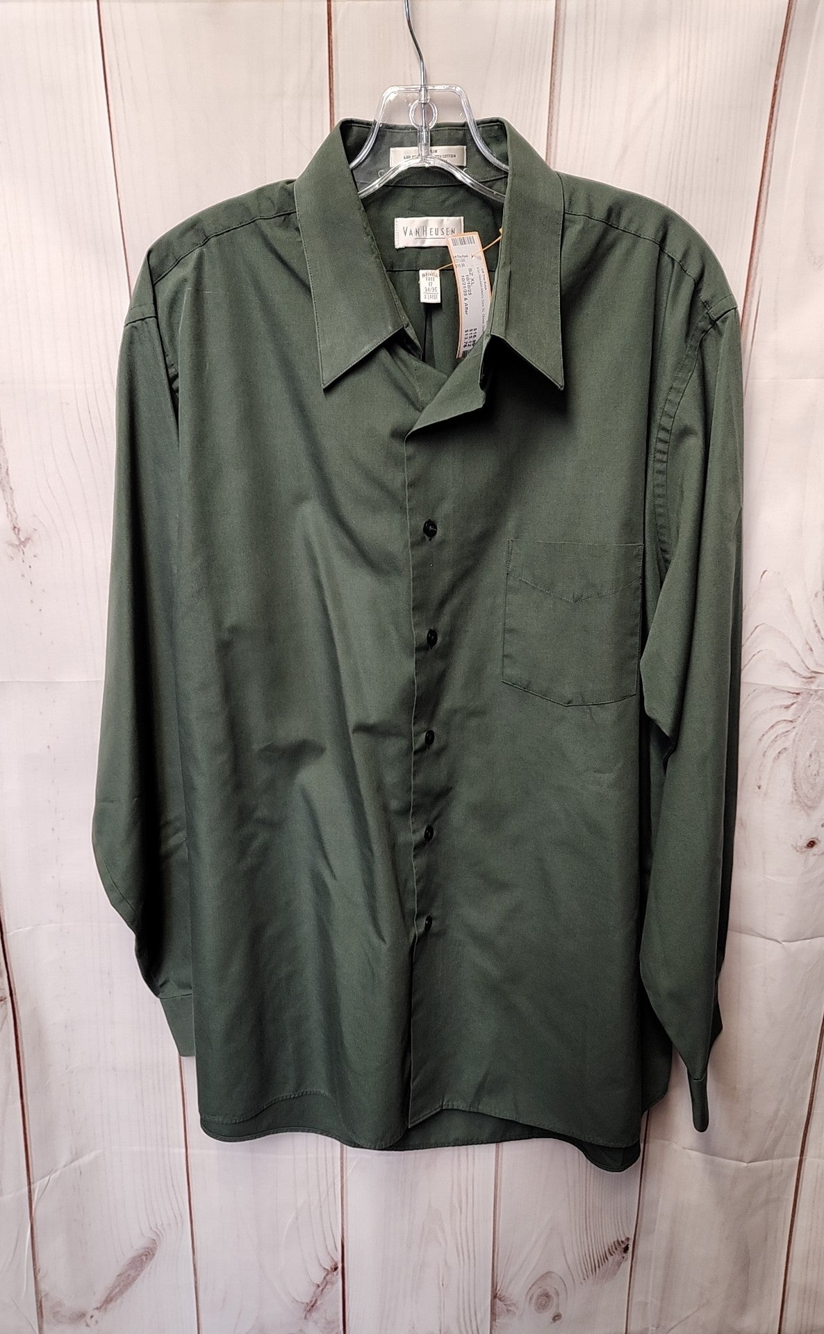 Van Heusen Men's Size XL Green Shirt