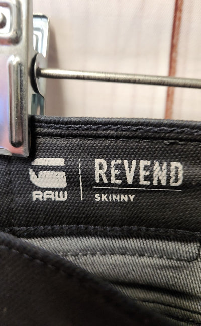 G-Star Raw Men's Size 31x30 Black Jeans Revend Skinny