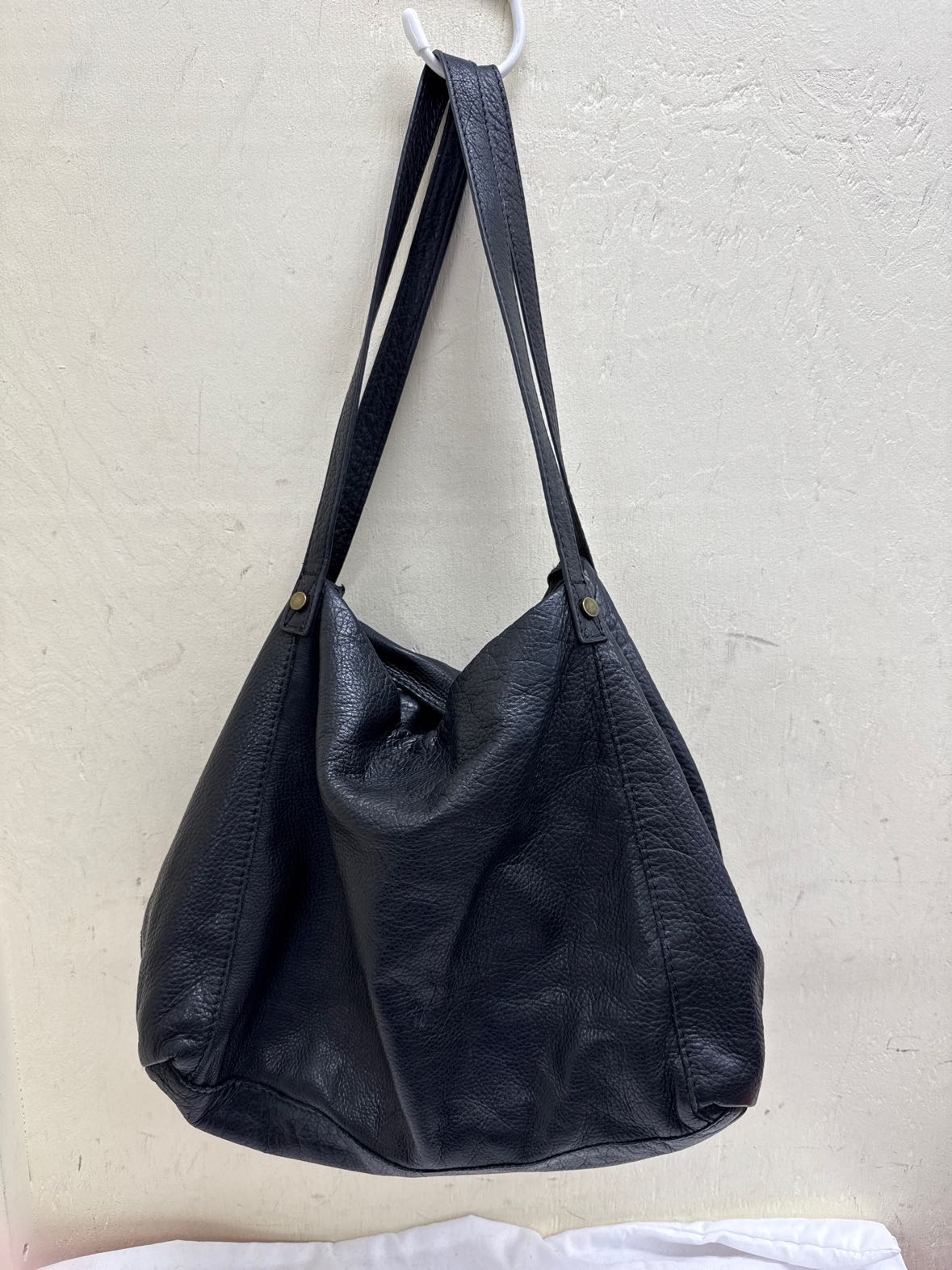American Leather Co Black Purse Bag