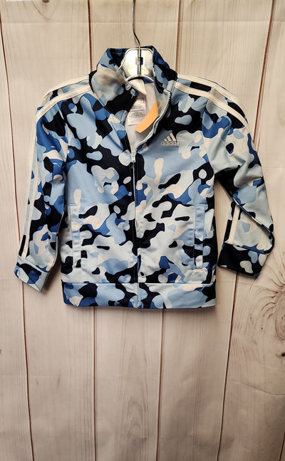 Adidas Boy's Size 4 Blue Jacket