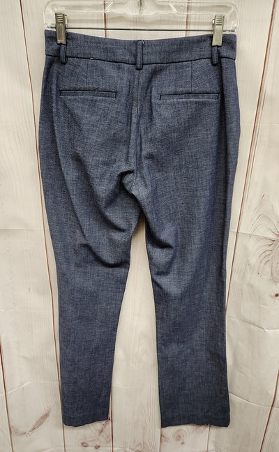 Express Women's Size 2 Blue Pants Columist Mid Rise Barely Boot