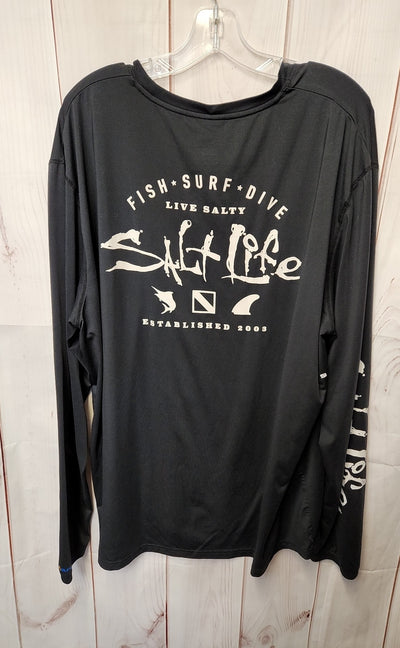 Salt Life Men's Size XXL Black Shirt
