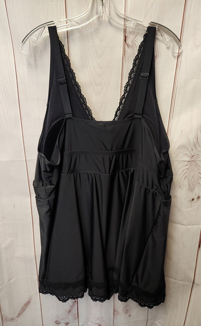 Torrid Women's Size 5X Black Swimsuit
