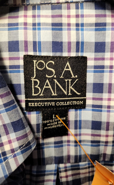 Jos A Bank Men's Size L Blue Shirt