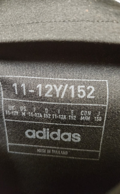 Adidas Girl's Size 11/12 Black Shirt