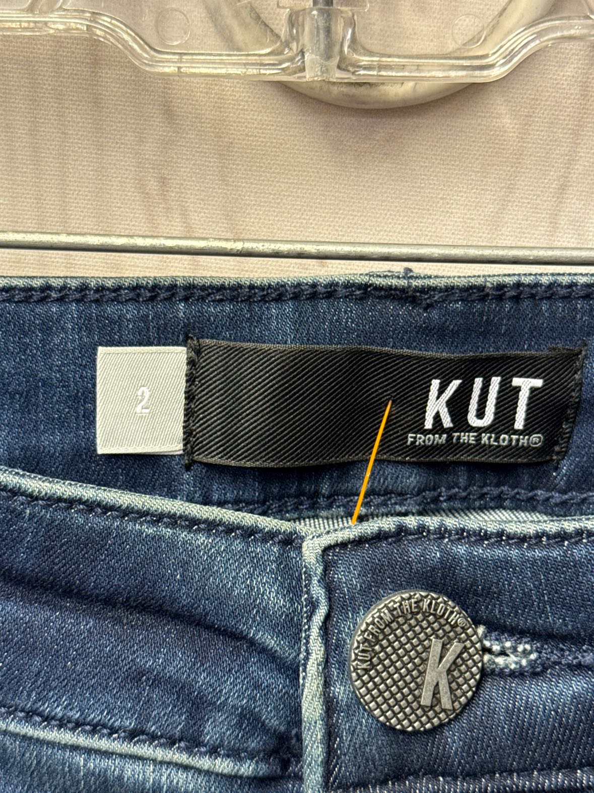 Kut from the Kloth Women's Size 23 (000) Blue Fab AB Ankle Skinny Jeans