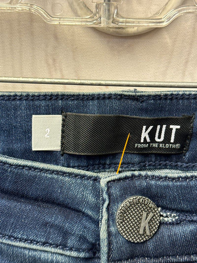 Kut from the Kloth Women's Size 23 (000) Blue Fab AB Ankle Skinny Jeans