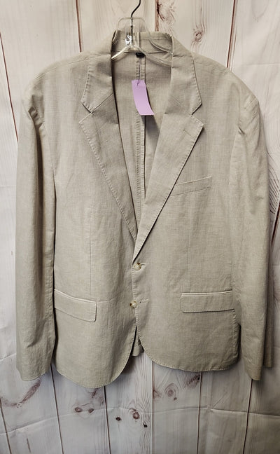 J Crew Men's Size XL 44  Beige Linen Blend Sport Coat Ludlow Classic