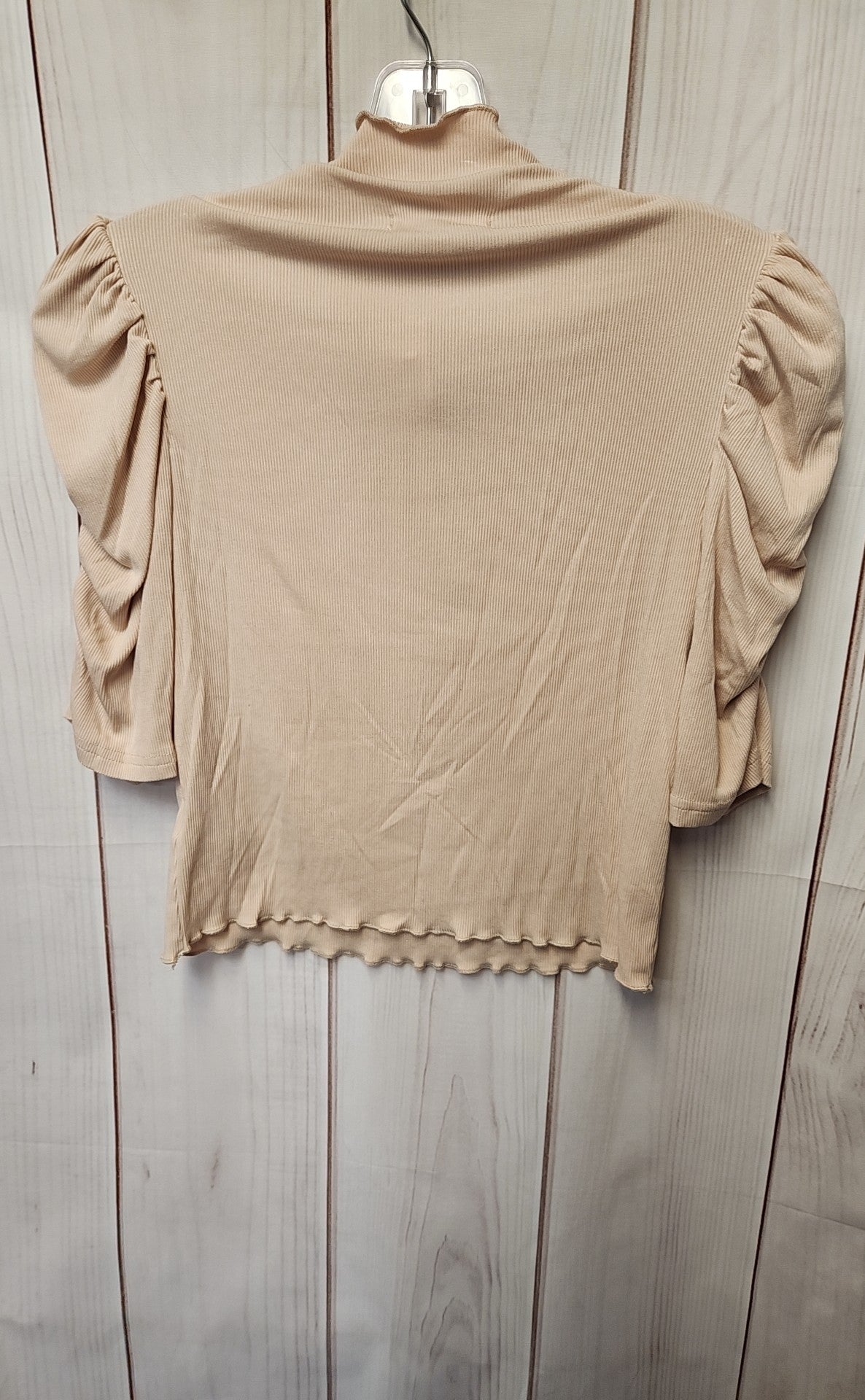 BB Dakota Women's Size XS Beige Short Sleeve Top