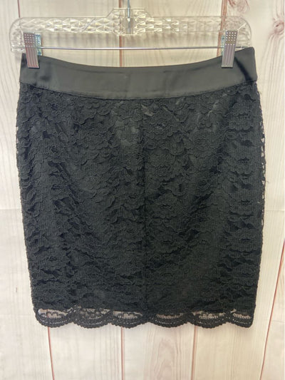 Laundry Women's Size 2 Black Lace Skirt