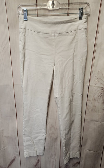 Charter Club Women's Size 2 Petite White Pants Cambridge Slim