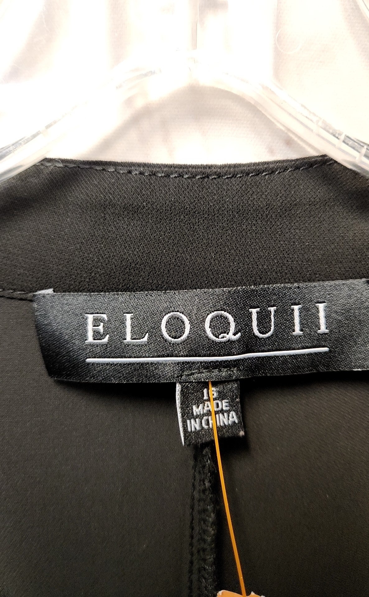 Eloquii Women's Size 16 Black Long Sleeve Top