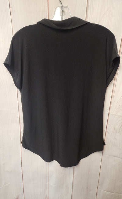 Jones New York Women's Size S Black Short Sleeve Top