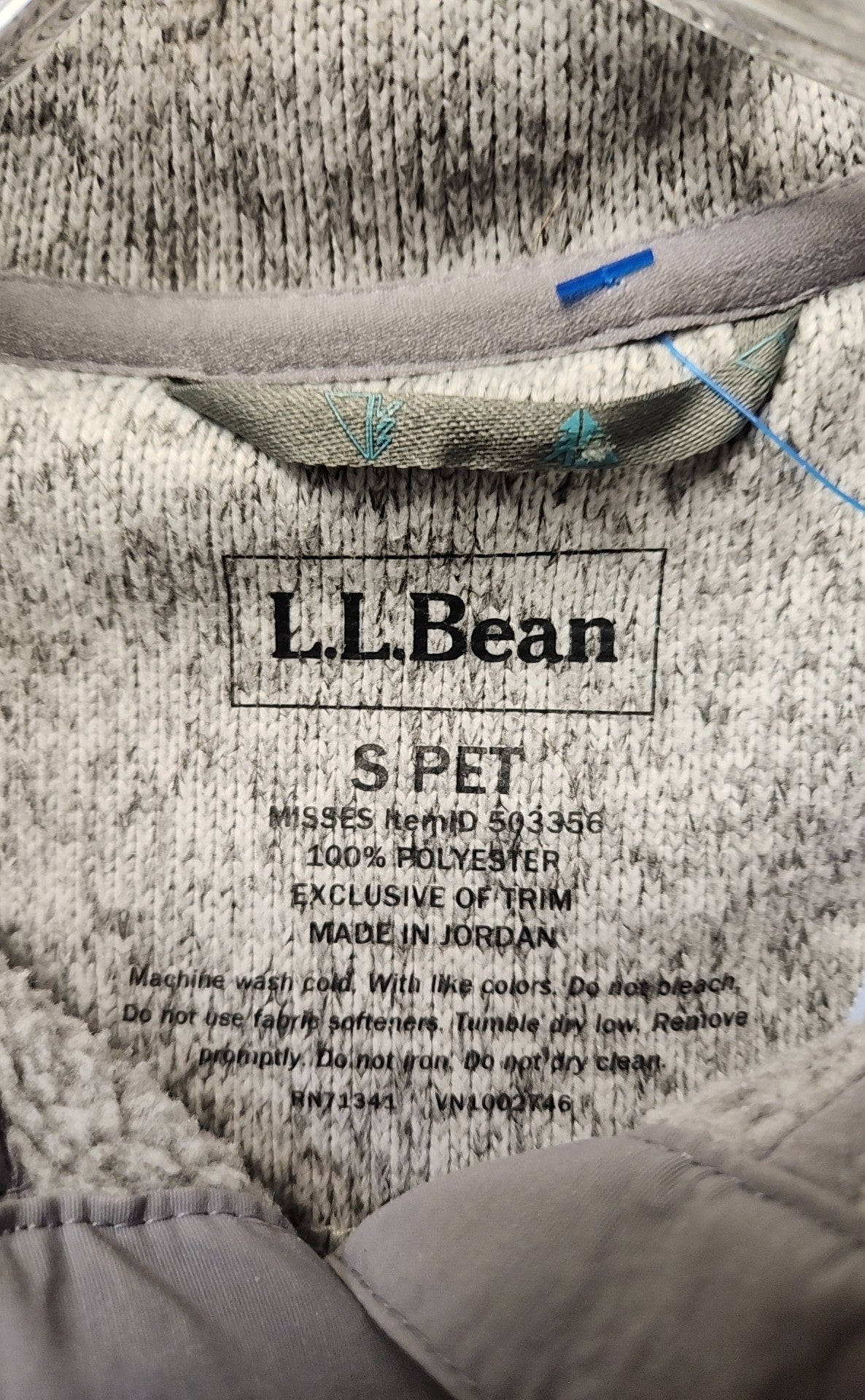LL Bean Women's Size S Petite Gray Sweater