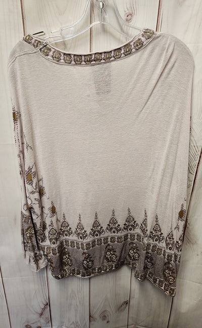 Free People Women's Size M Pink Long Sleeve Top