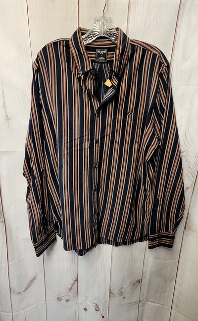 Todd Snyder New York Men's Size L Blue & Tan Shirt