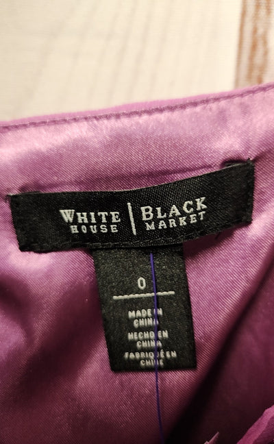 White House Black Market Women's Size 0 Purple Dress