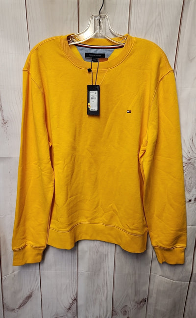 NWT Tommy Hilfiger Men's Size L Yellow Sweatshirt