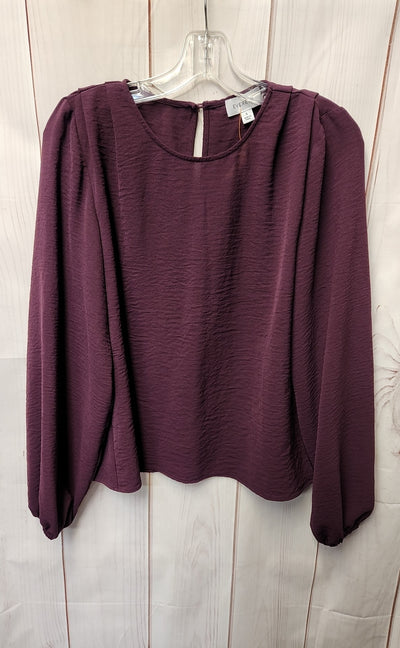 Evereve Women's Size S Purple Long Sleeve Top