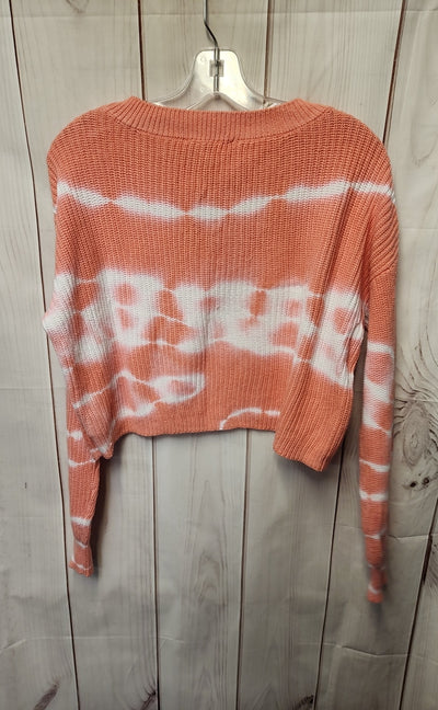 Lulus Women's Size S Pink & White Sweater