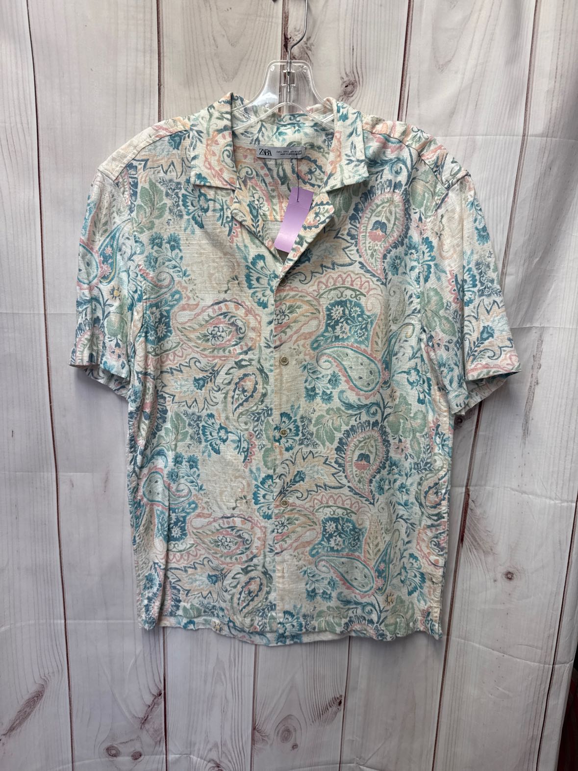 Zara Men's Size L White Shirt