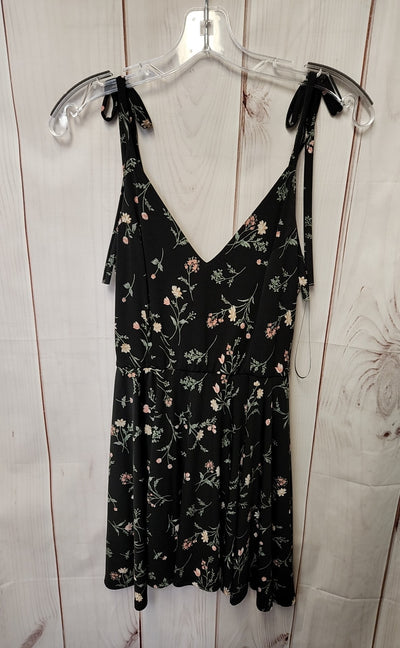 Windsor Women's Size M Black Floral Dress