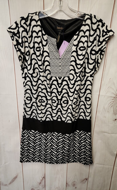 Laundry by Shelli Segal Women's Size XS White & Black Dress
