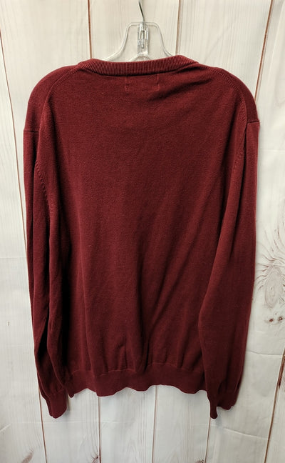 Merona Men's Size XL Red Sweater