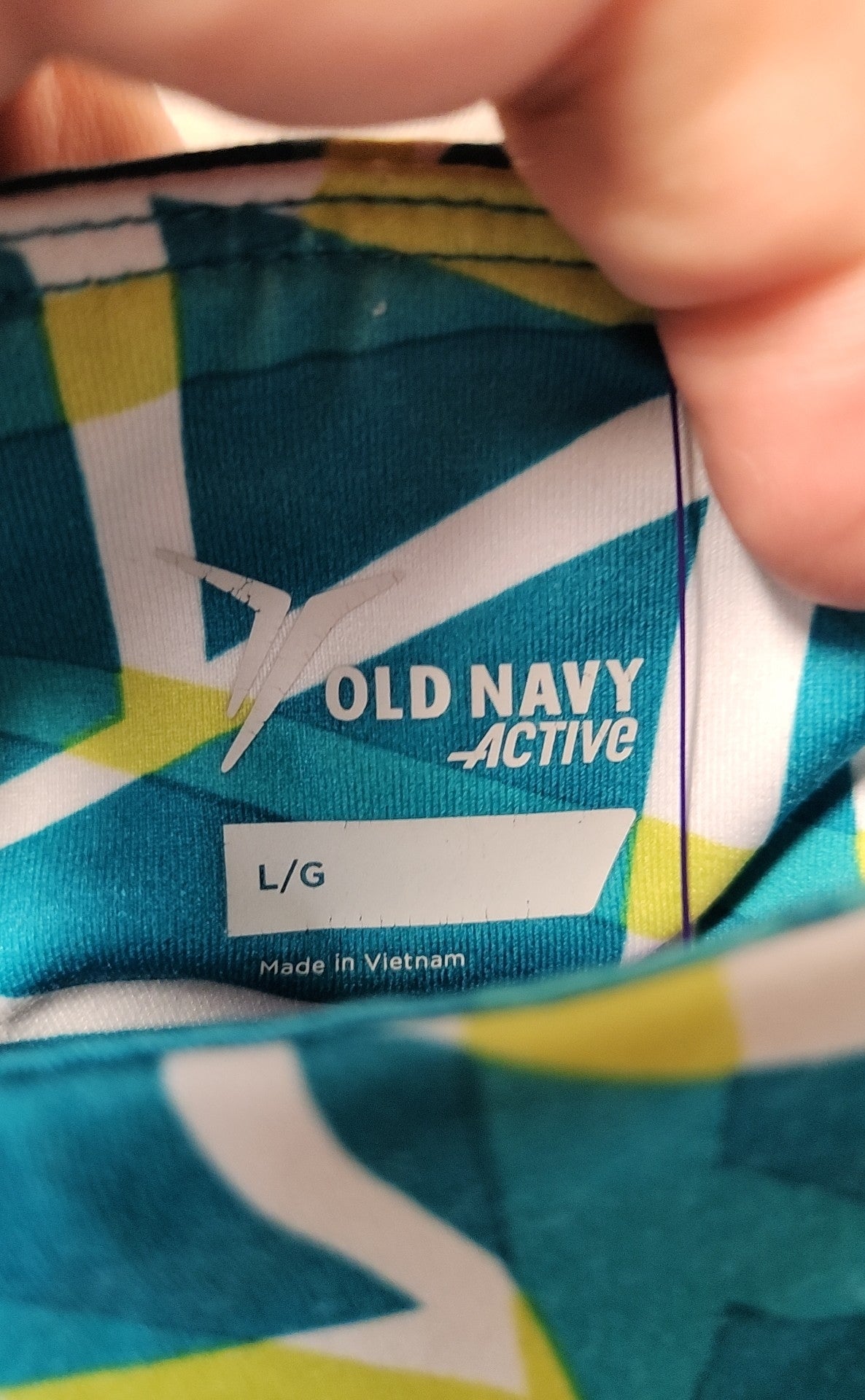Old Navy Women's Size L Teal Active Capris