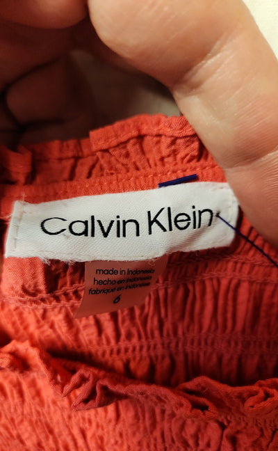 Calvin Klein Women's Size 6 Pink Dress