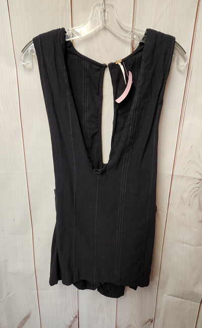 Free People Women's Size L Black Romper
