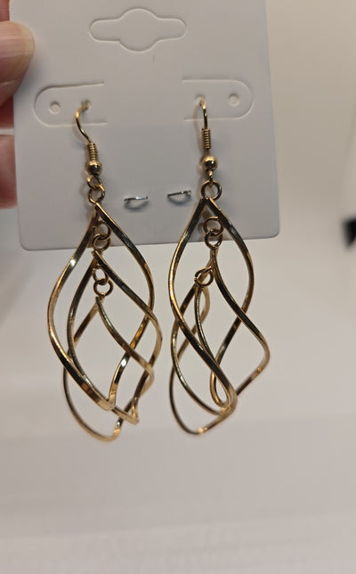 Gold Dangle Earrings