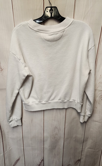 90 Degree Women's Size M White Sweatshirt