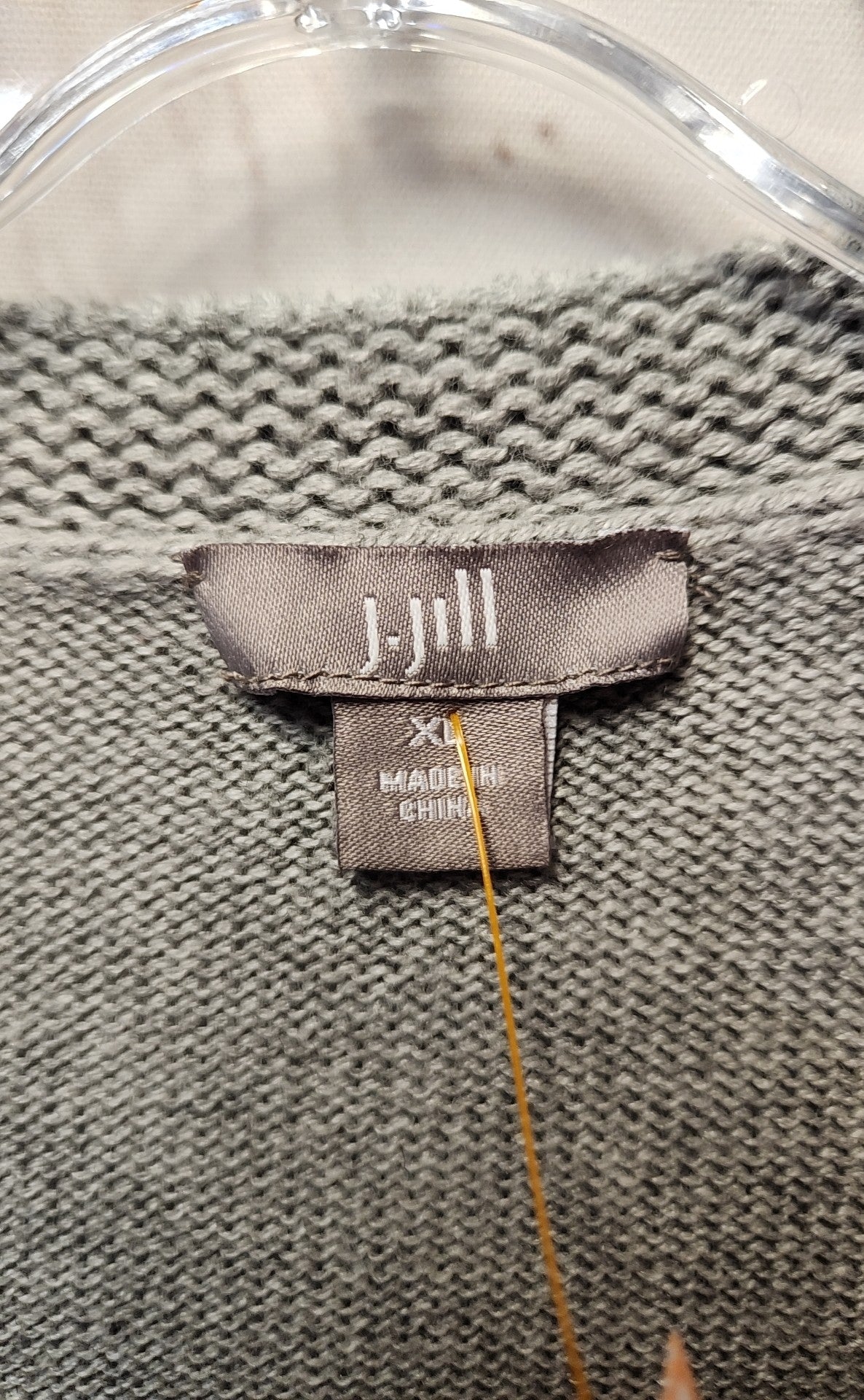 J Jill Women's Size XL Gray Cardigan