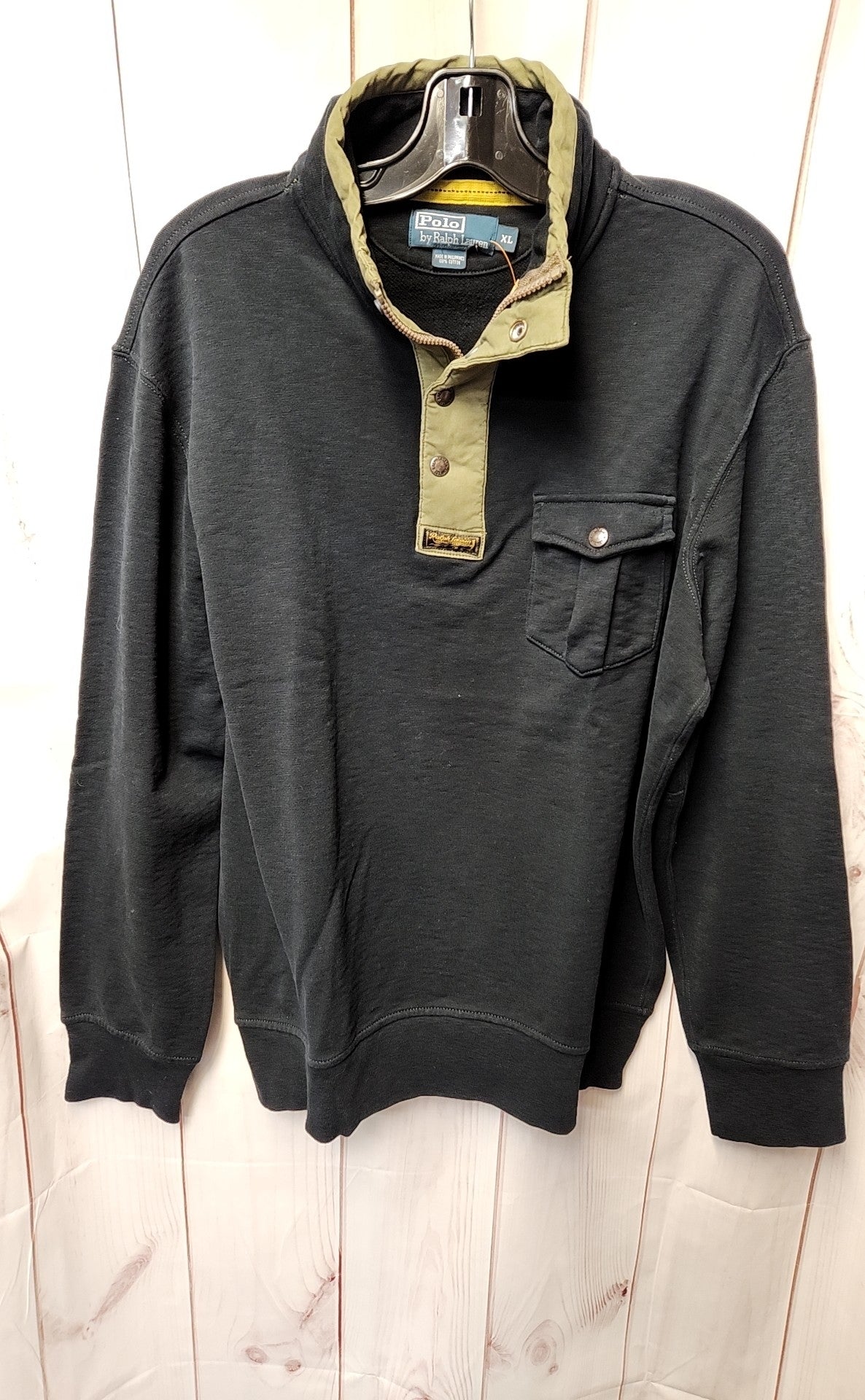 Polo by Ralph Lauren Men's Size XL Black Sweatshirt