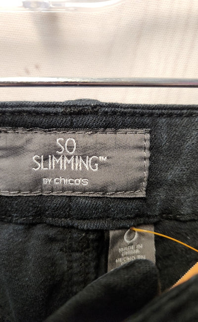Chico's Women's Size 0 = US 4 Black Jeans